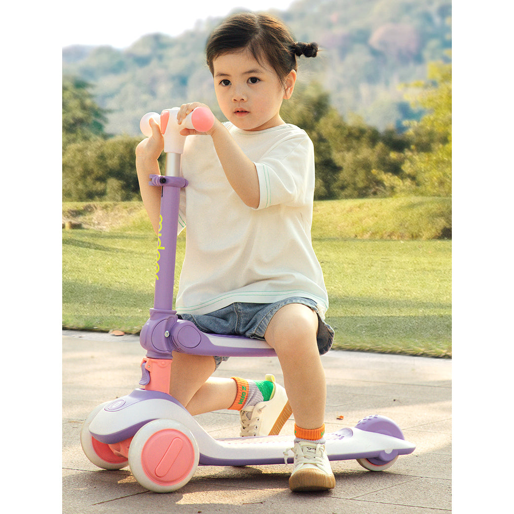 Mideer 2-in-1 Foldable Scooter