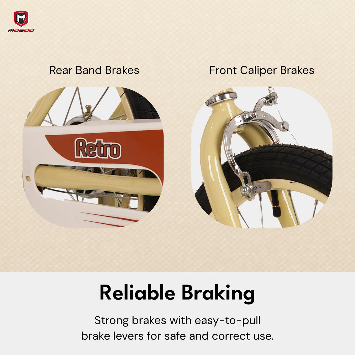 Mogoo Retro 12" Kids Bike