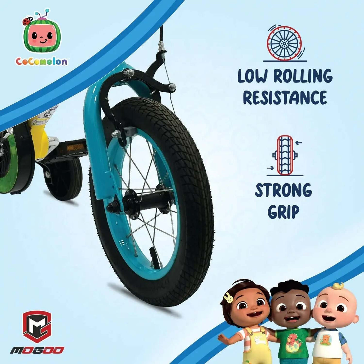 دراجة موغو كوكوميلون بلاي للأطفال، مقاس 12 بوصة، مصنوعة من المغنيسيوم