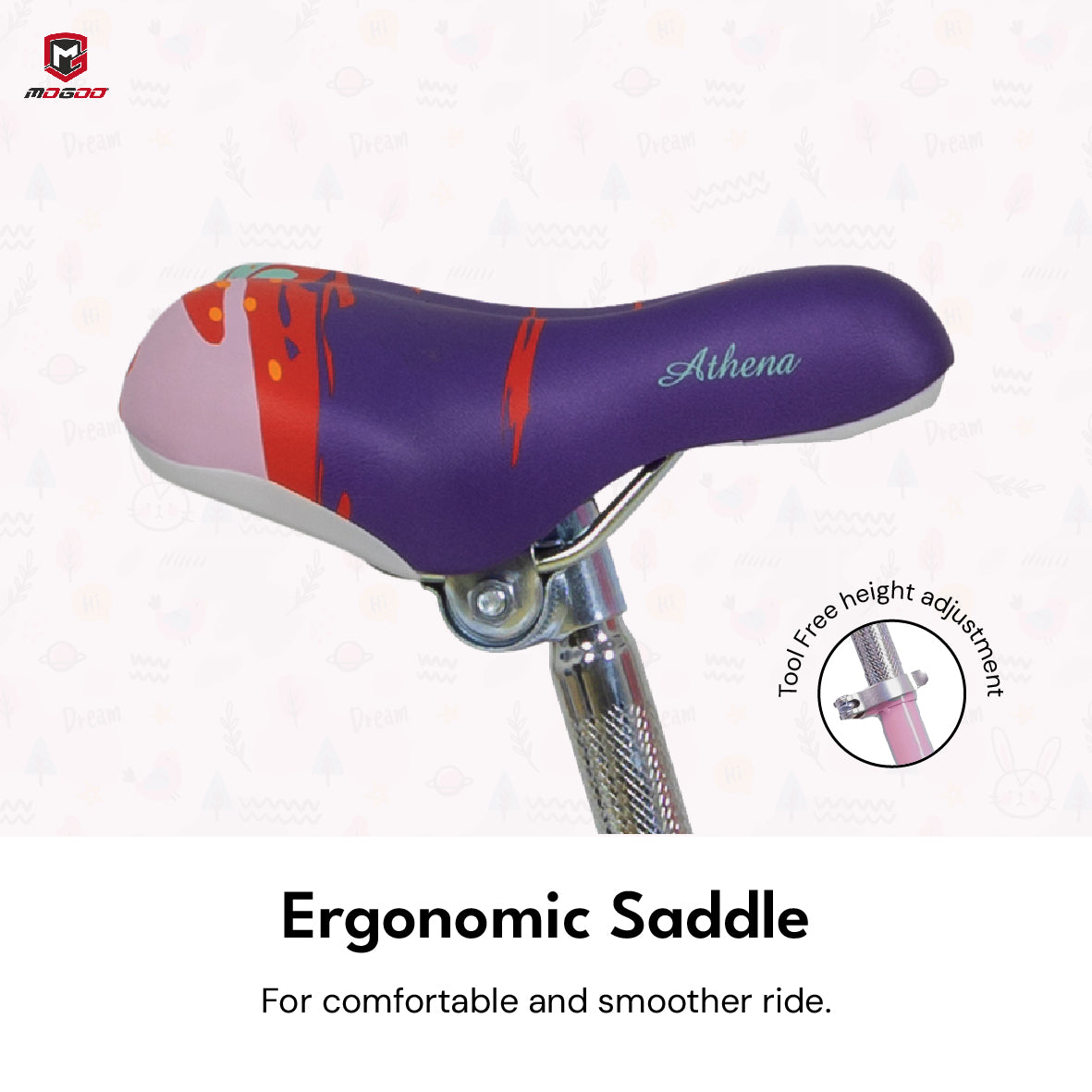 Mogoo Athena 12" Kids Bike (Renewed)