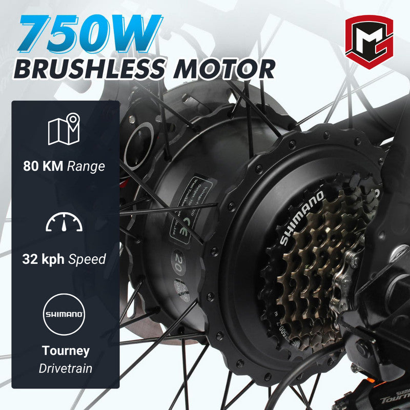 Mogoo Orion E-Fat 26" Mountain Bike