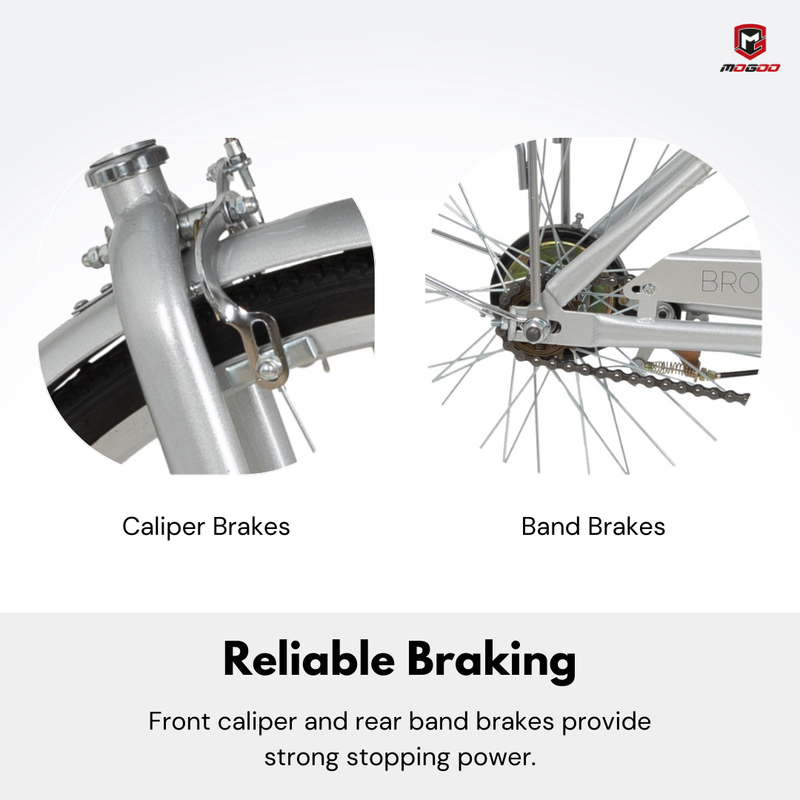 Mogoo Brooklyn 6 Speed 24" Cruiser Bike