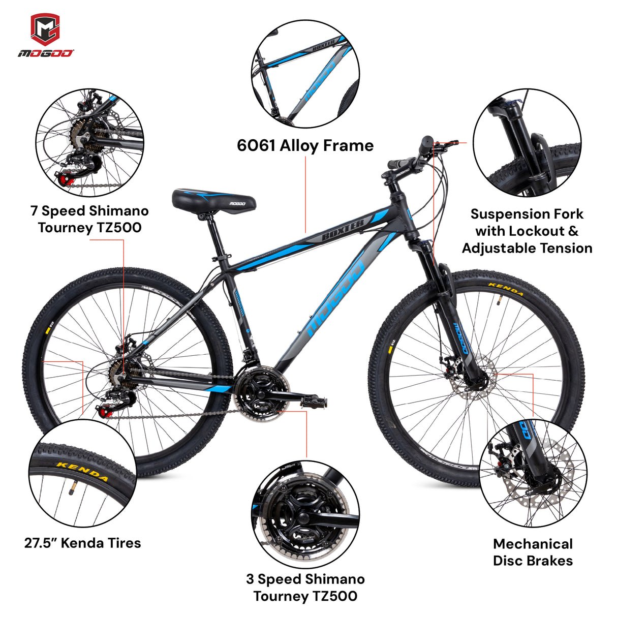 Mogoo Boxter 27.5" Mountain Bike