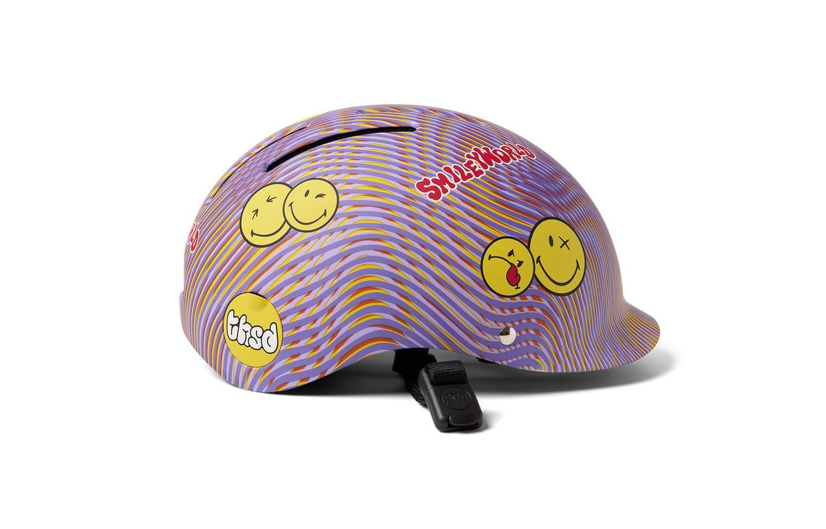 Thousand Next Youth Bike Helmet - One Size - SmileyWorld Purple Haze