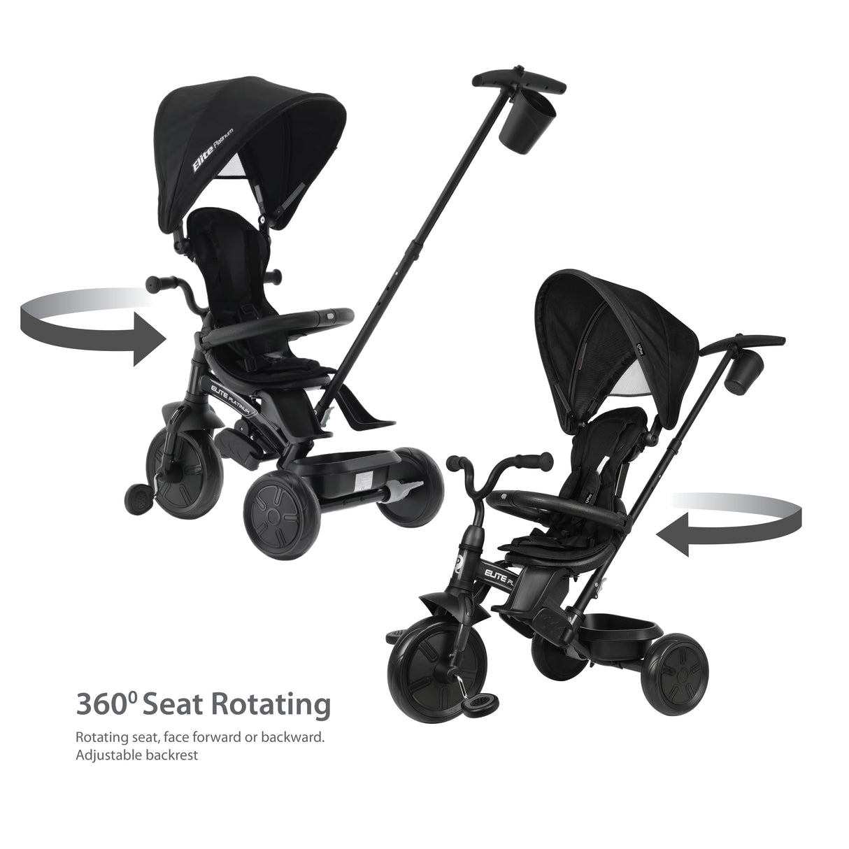 Qplay Elite Platinum 6 in 1 Tricycle