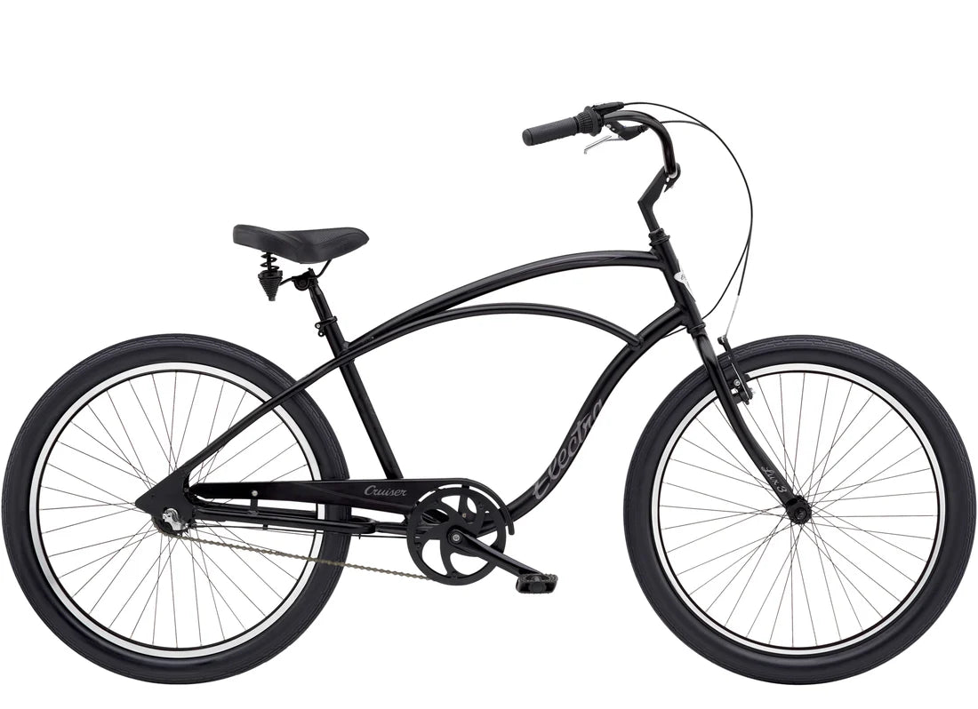 Electra Lux 3i Step Over 26" Cruiser Bike in black