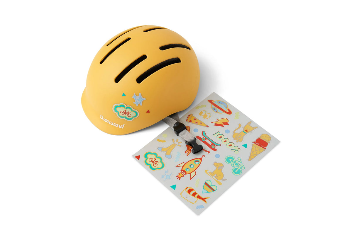Thousand Jr. Toddler Bike Helmet - One Size - Hello Yellow