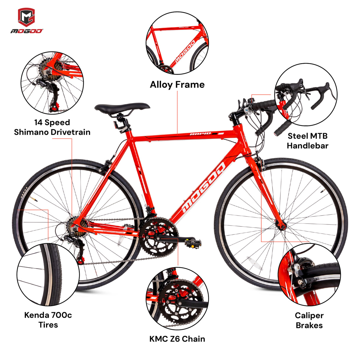 Mogoo Rapid 700c Road Bike
