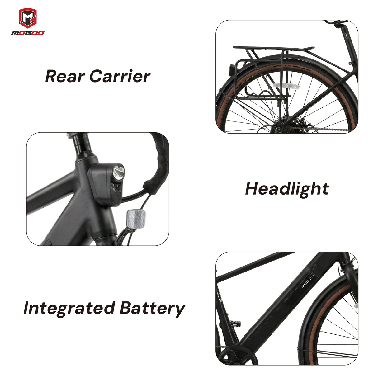 Mogoo Nomad 700c E-Hybrid Bike