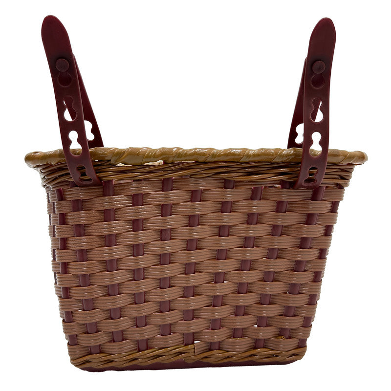 Vintage Wicker Style Kids Bike Basket