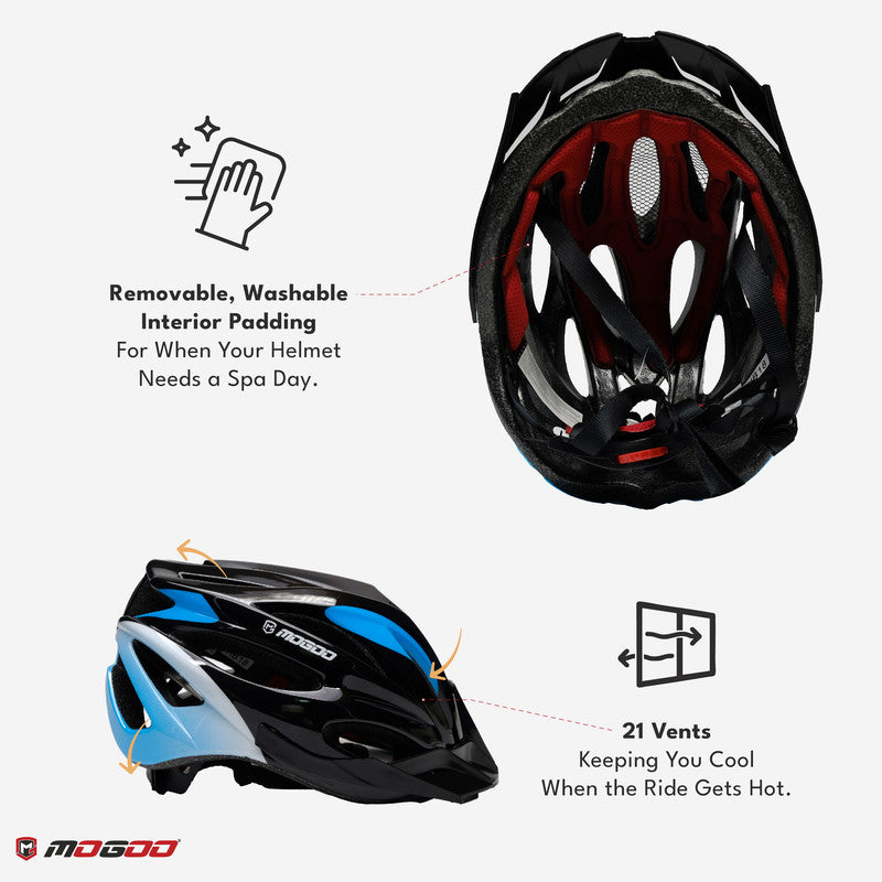 Mogoo Adult Sports Helmet - Black