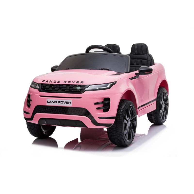 Pink Range Rover car resembling a luxury vehicle on a white background