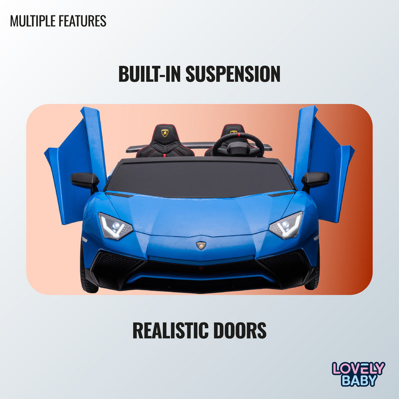 Lamborghini Aventador SVJ 2-Seater Electric Ride-On Car