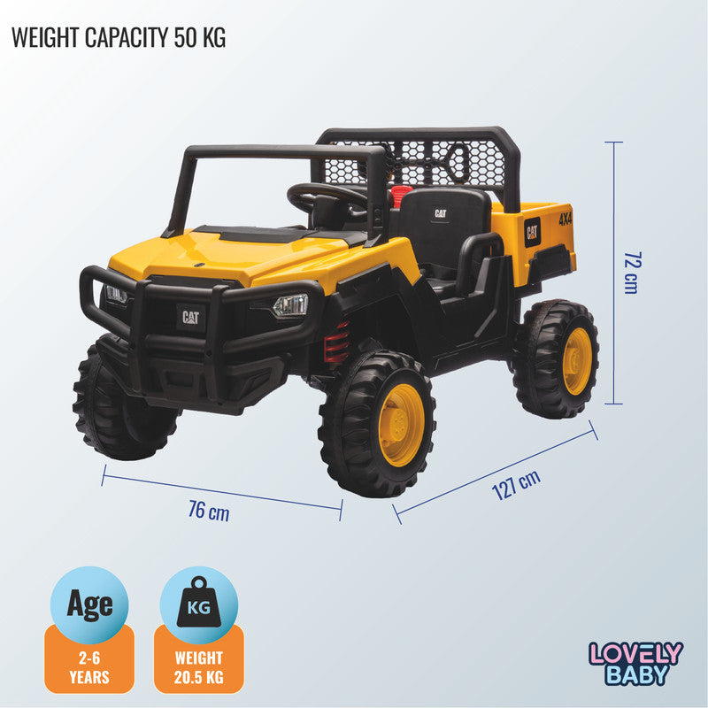 CAT 4x4 Off-Road Kids Electric Ride-On Car