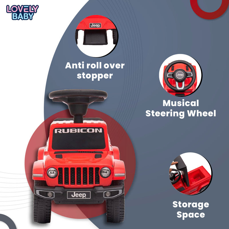 Jeep Rubicon ride-on car for kids