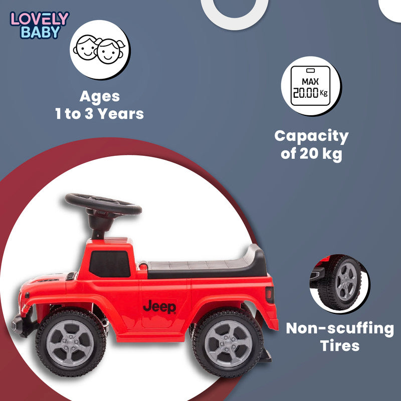 Jeep Rubicon ride-on car for kids