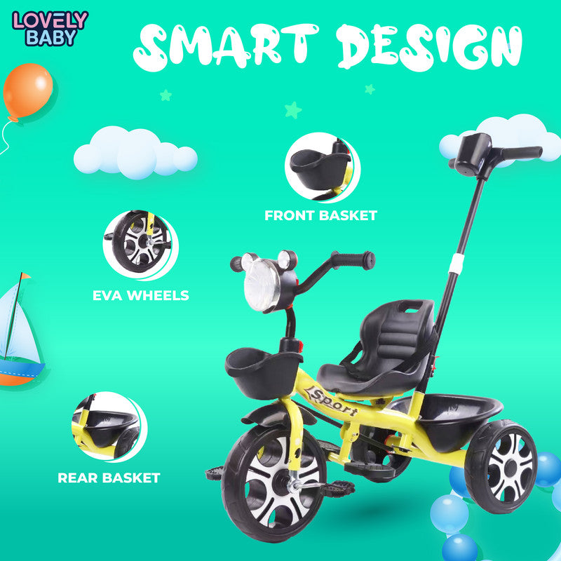 Lovely Baby Push Handle Trike for Kids