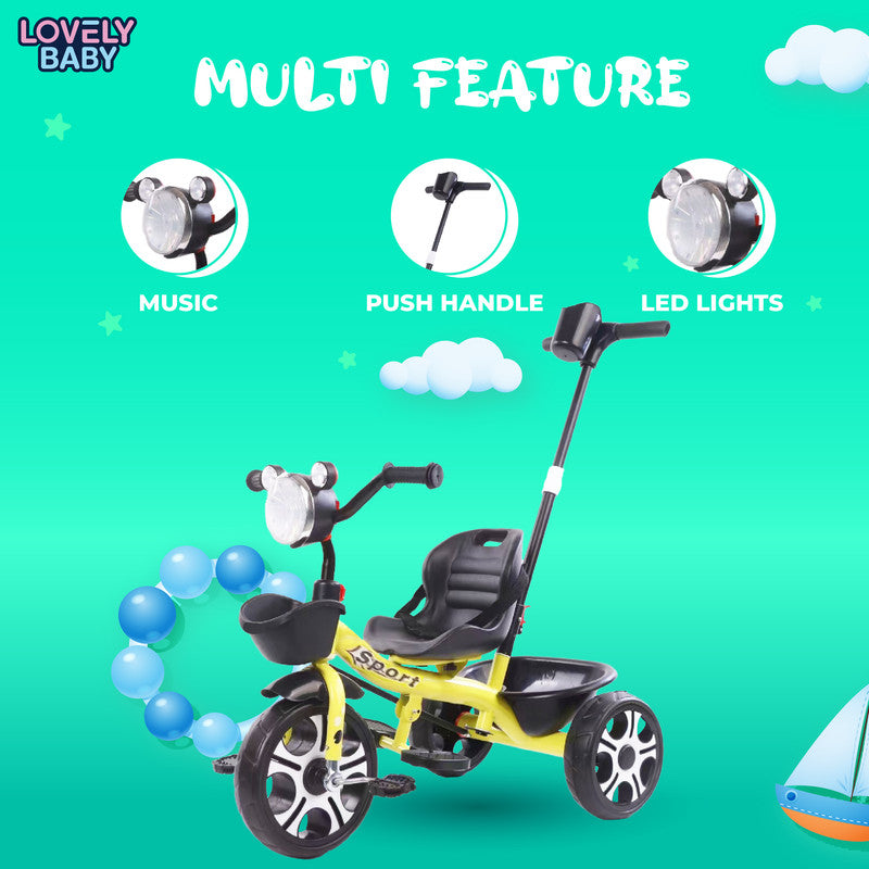 Lovely Baby Push Handle Trike for Kids