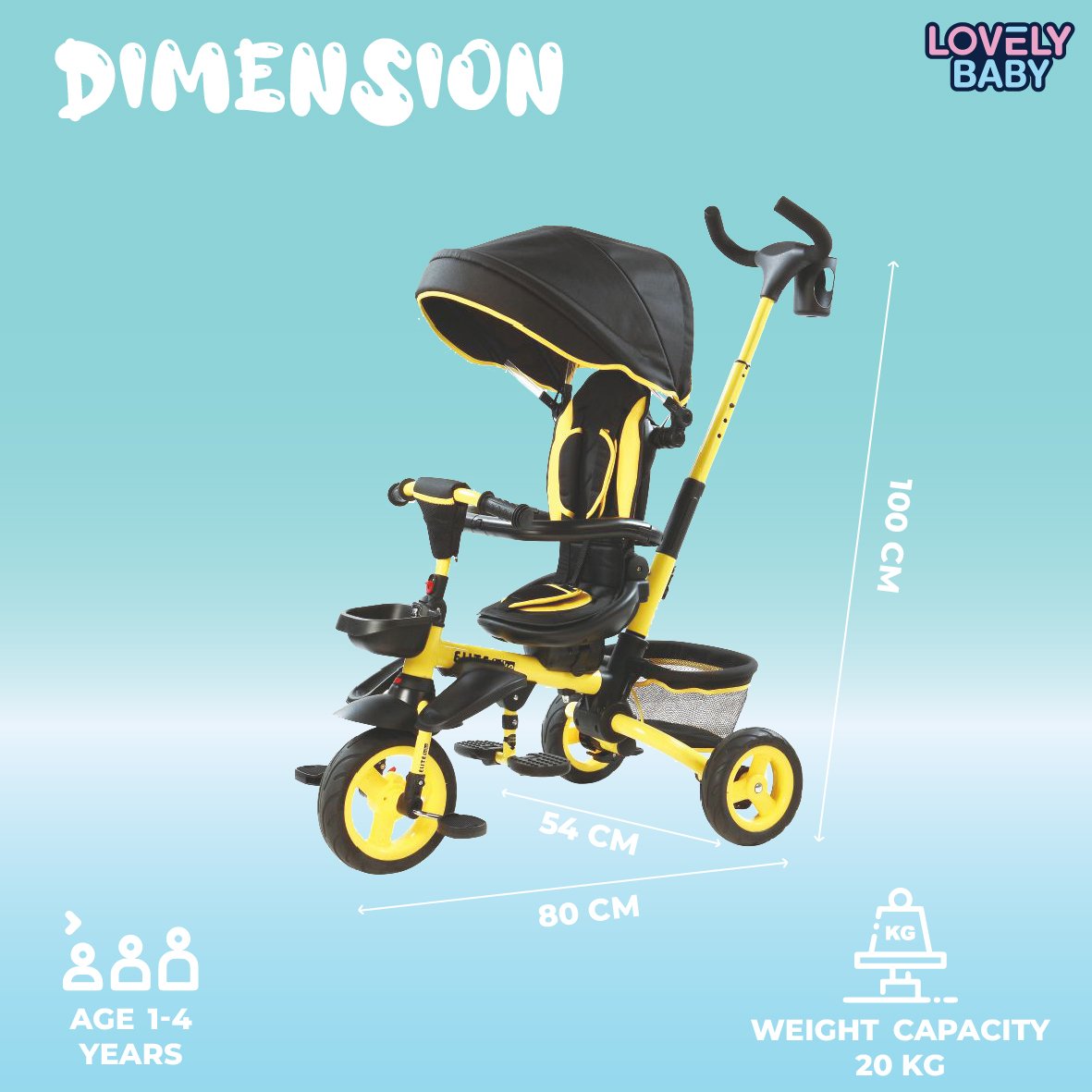 Lovely Baby Multi-Design Trike