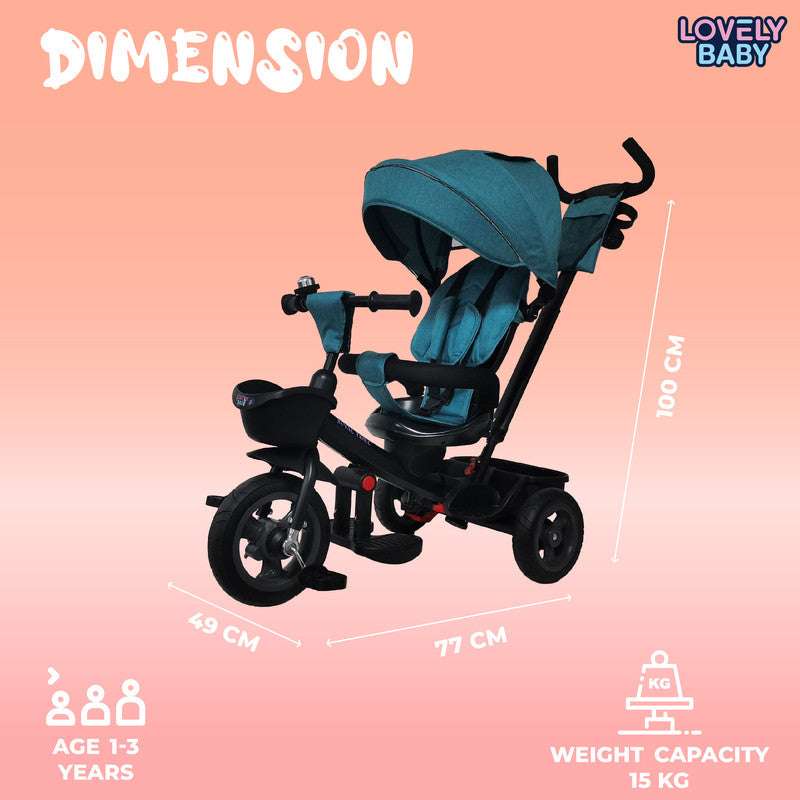 Lovely Baby 360° Swivel Trike for Kids