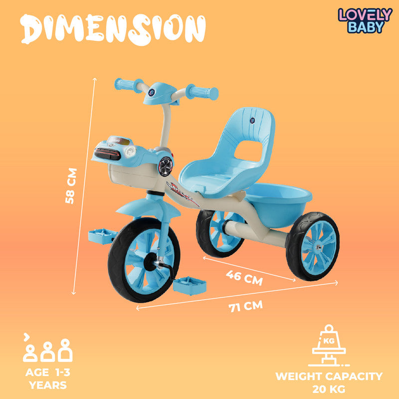 Lovely Baby Kids' Super Velocity Tricycle