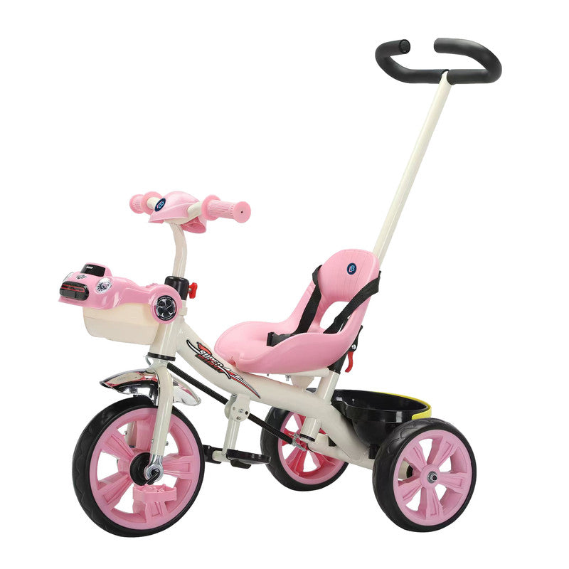 Lovely Baby Kids' Super Velocity Tricycle w/ Push Handle