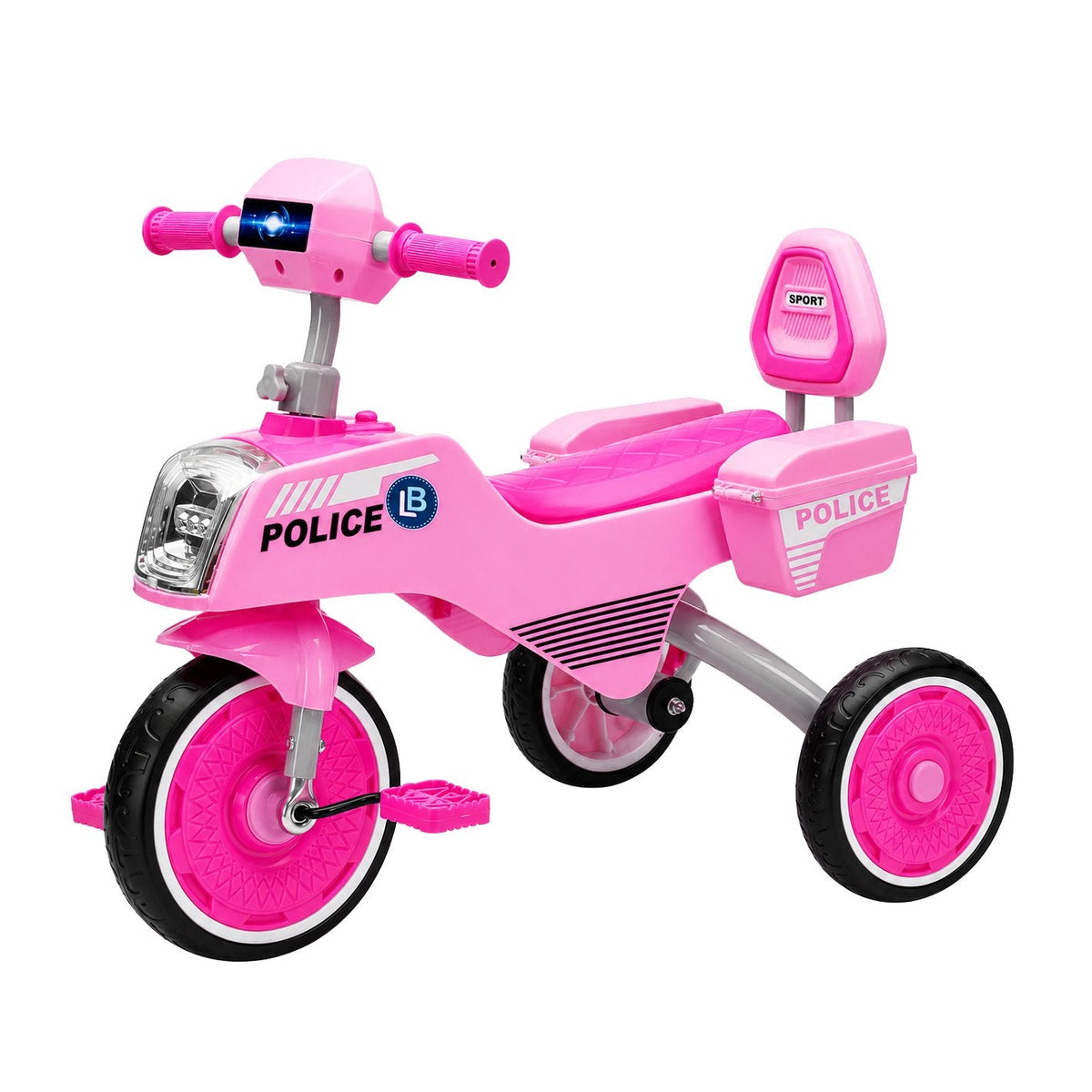 Lovely Baby Side-Basket Tricycle