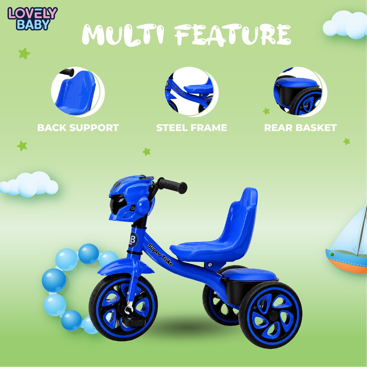 Lovely Baby Comfort Tricycle