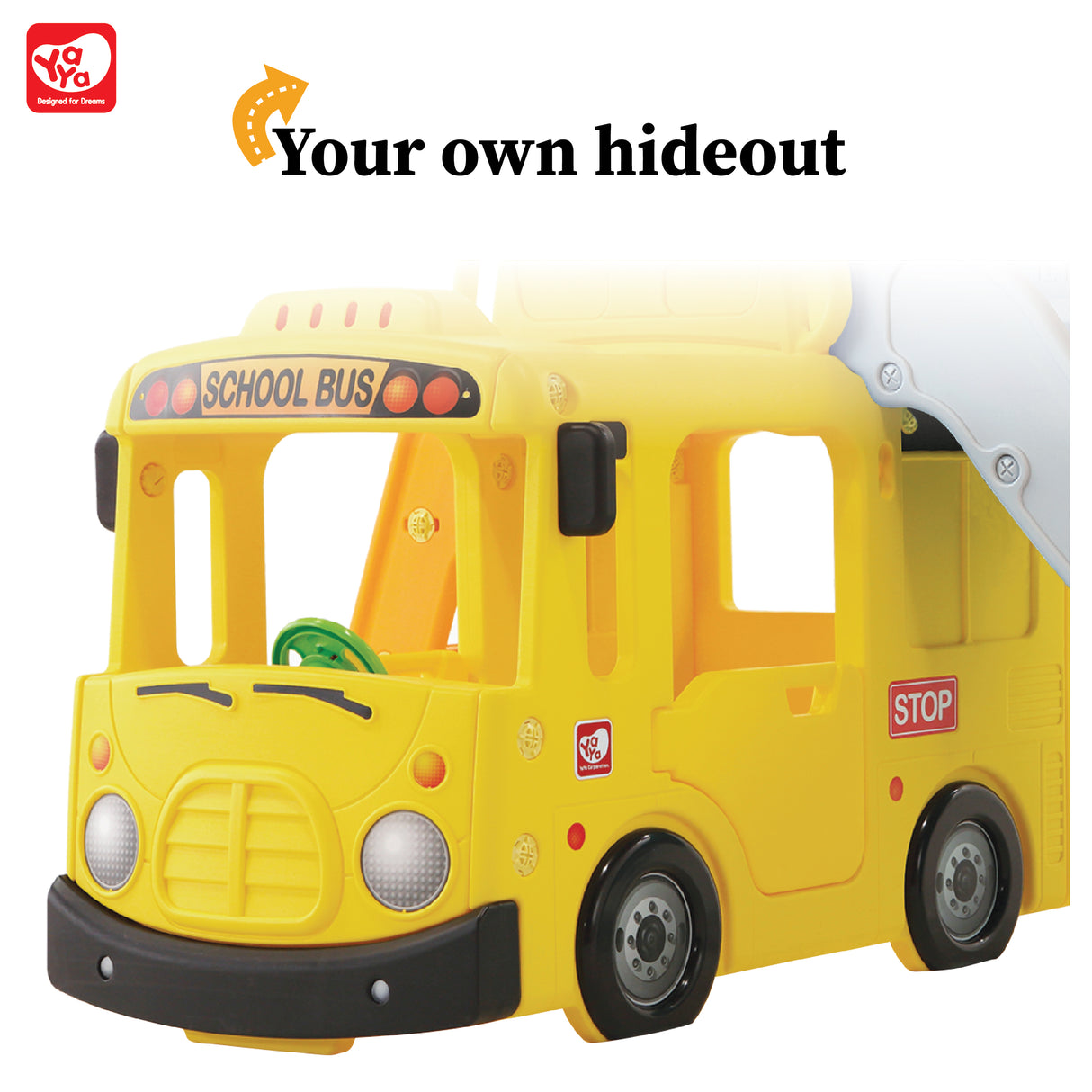 YaYa - 3 in 1 Bus Slide For Kids