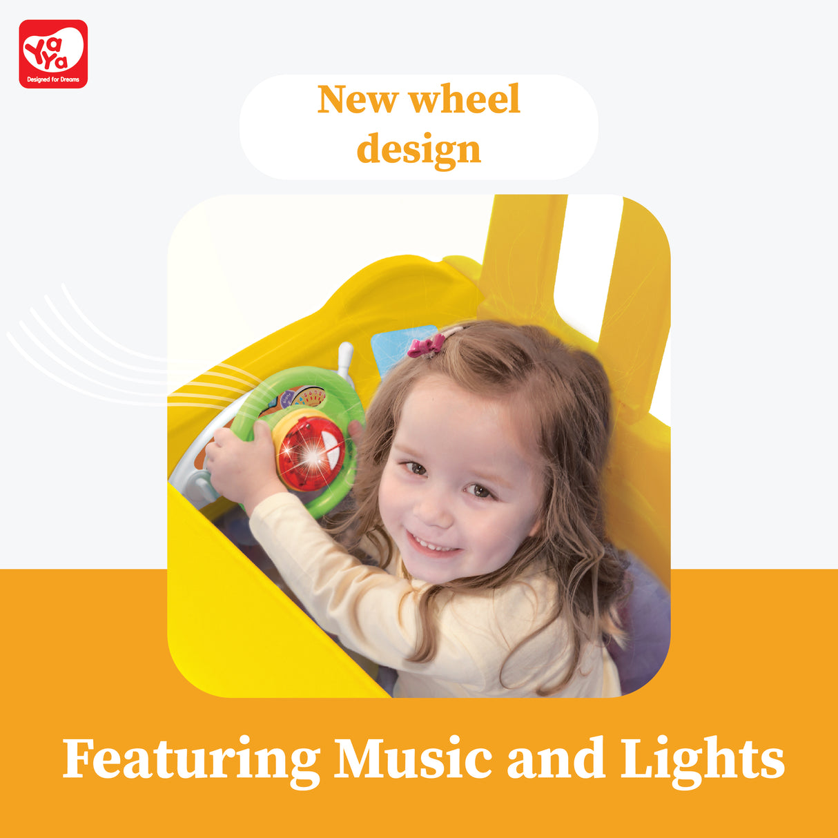 YaYa - 3 in 1 Bus Slide For Kids