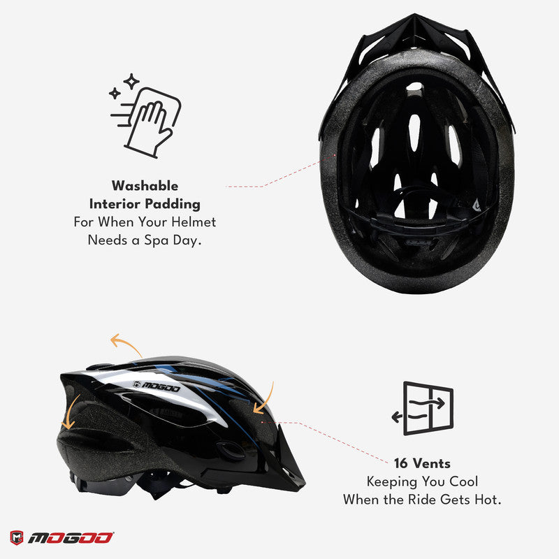 Mogoo Adult Helmet - Black