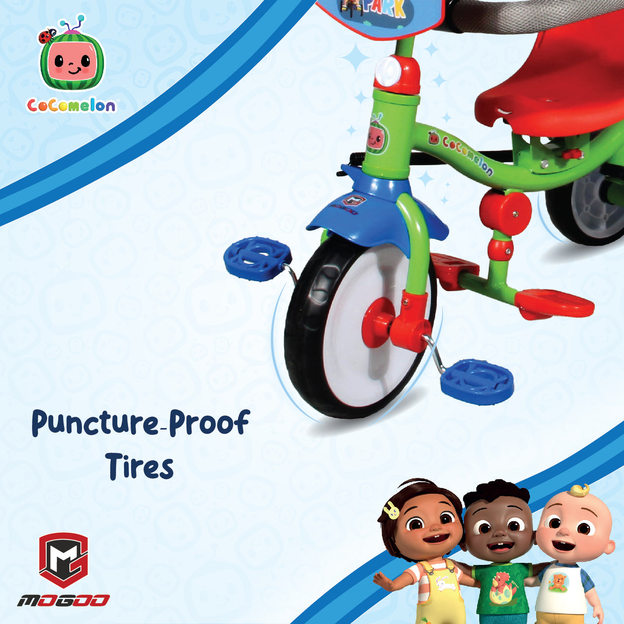 Mogoo Cocomelon Playtime Tricycle