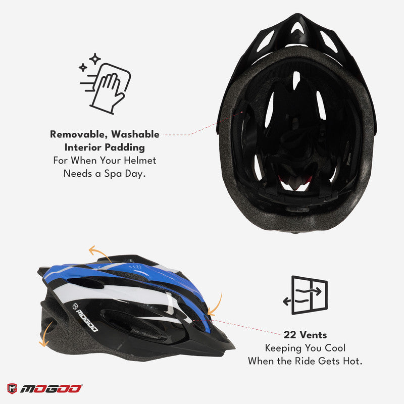 Mogoo Adult Sports Helmet - Blue