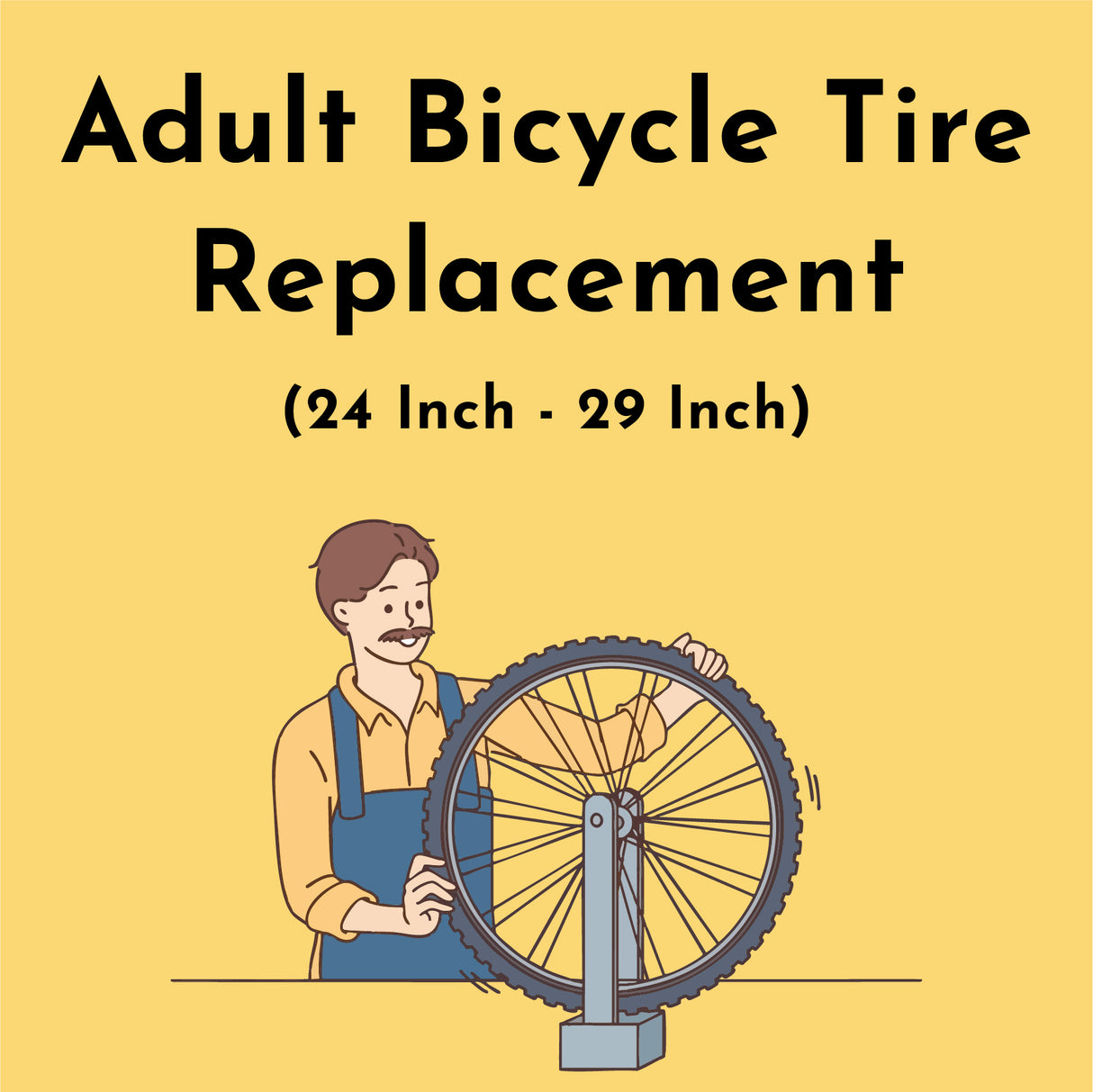 Adult Bicycle Tire Replacement