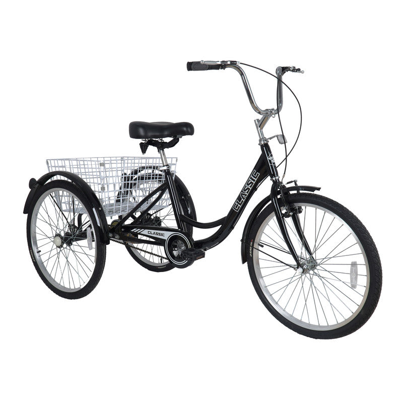 Vaux Classic 24" Adult Tricycle with Basket