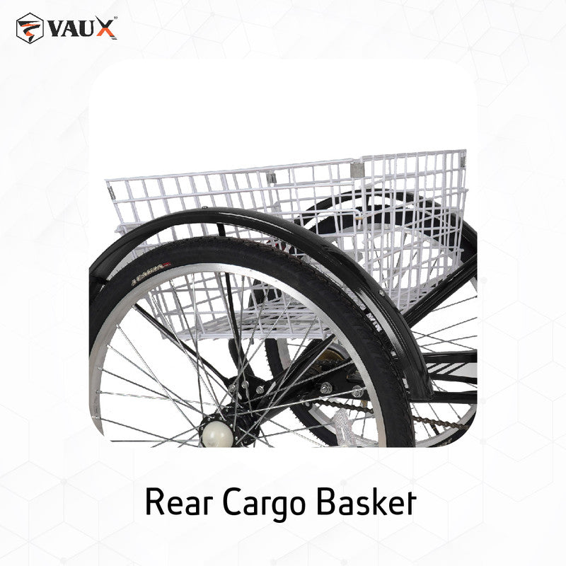 Vaux Classic 26" Adult Tricycle with Basket