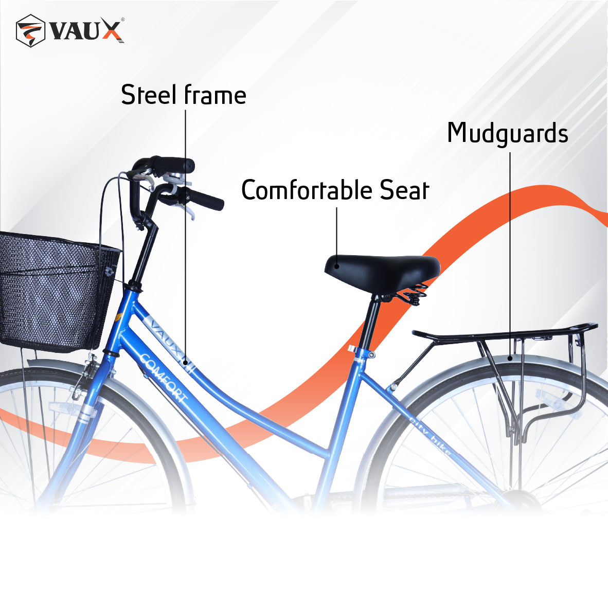 Vaux Comfort 26" City Bike