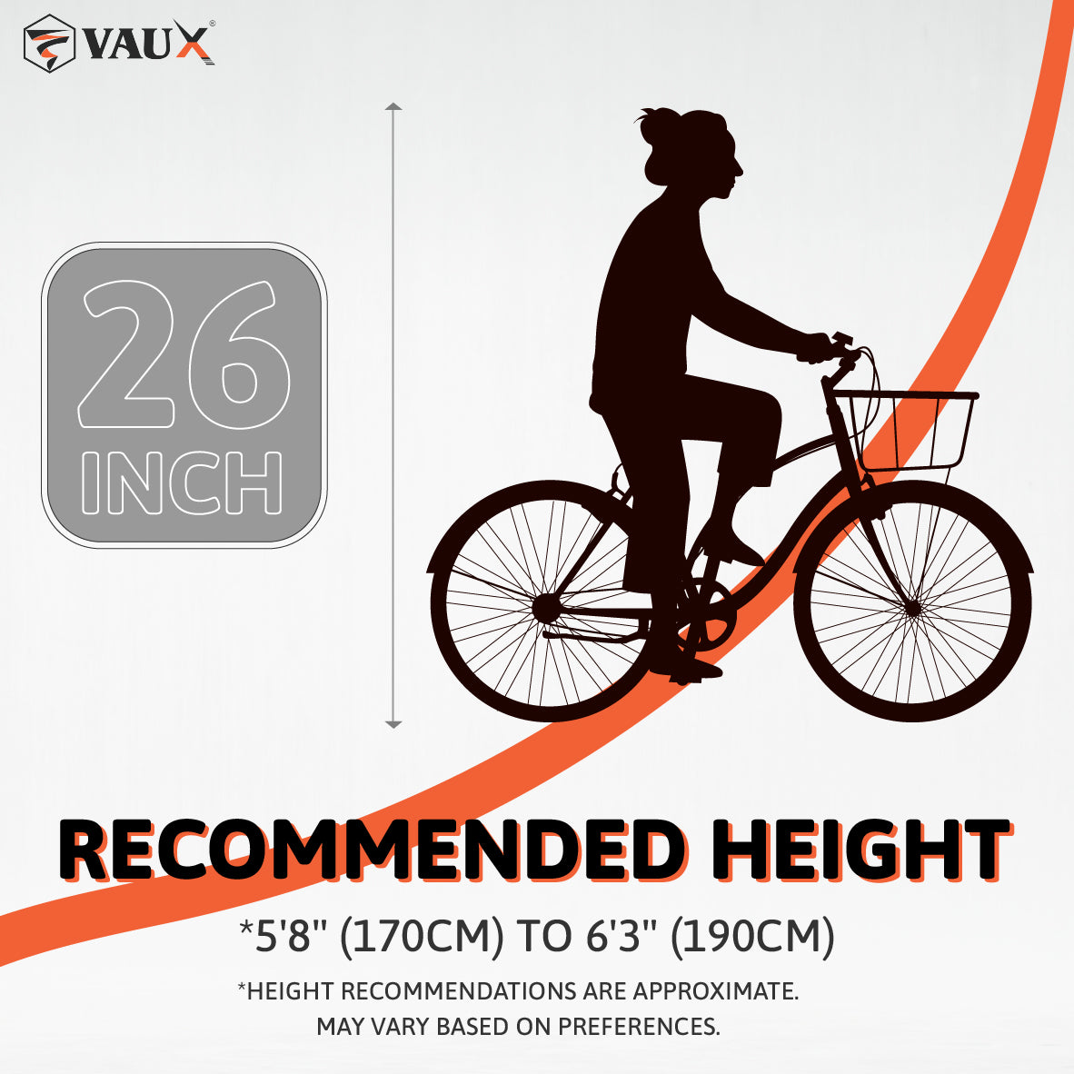 Vaux Comfort 26" City Bike