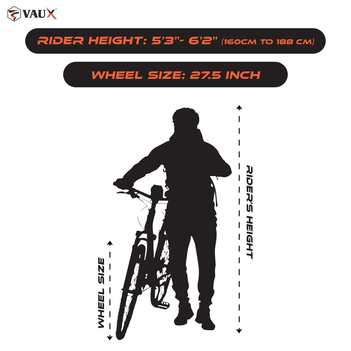 Vaux Titan 21 Speed 27.5" Mountain Bike