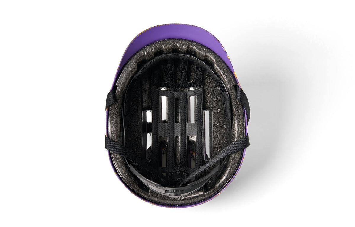Thousand Next Youth Bike Helmet - One Size - SmileyWorld Purple Haze