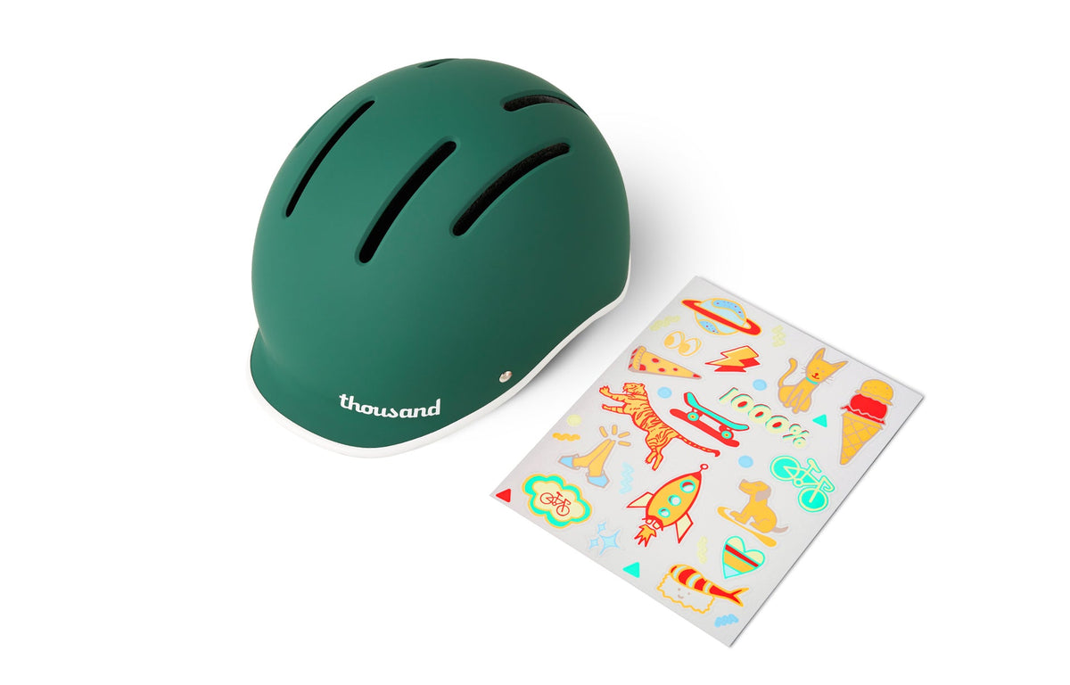 Thousand Jr. Kids Bike Helmet - XS - Going Green