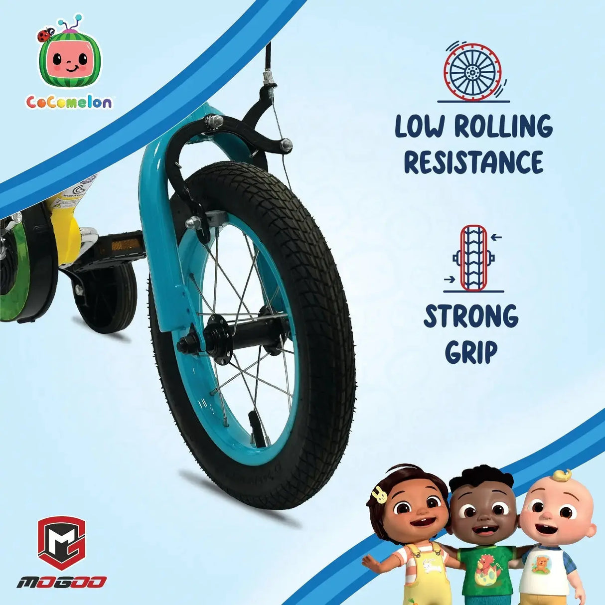 Mogoo Cocomelon Play 14" Kids Magnesium Bike