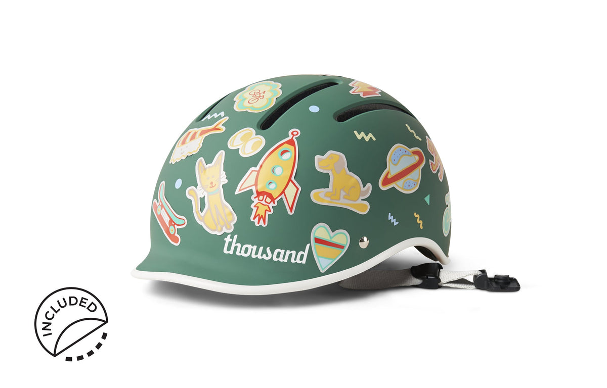 Thousand Jr. Kids Bike Helmet - XS - Going Green