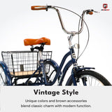 Mogoo Hauler Single Speed 24" Adult Tricycle