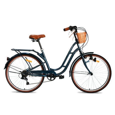 Mogoo Florida 24" Vintage 6 Speed City Bike