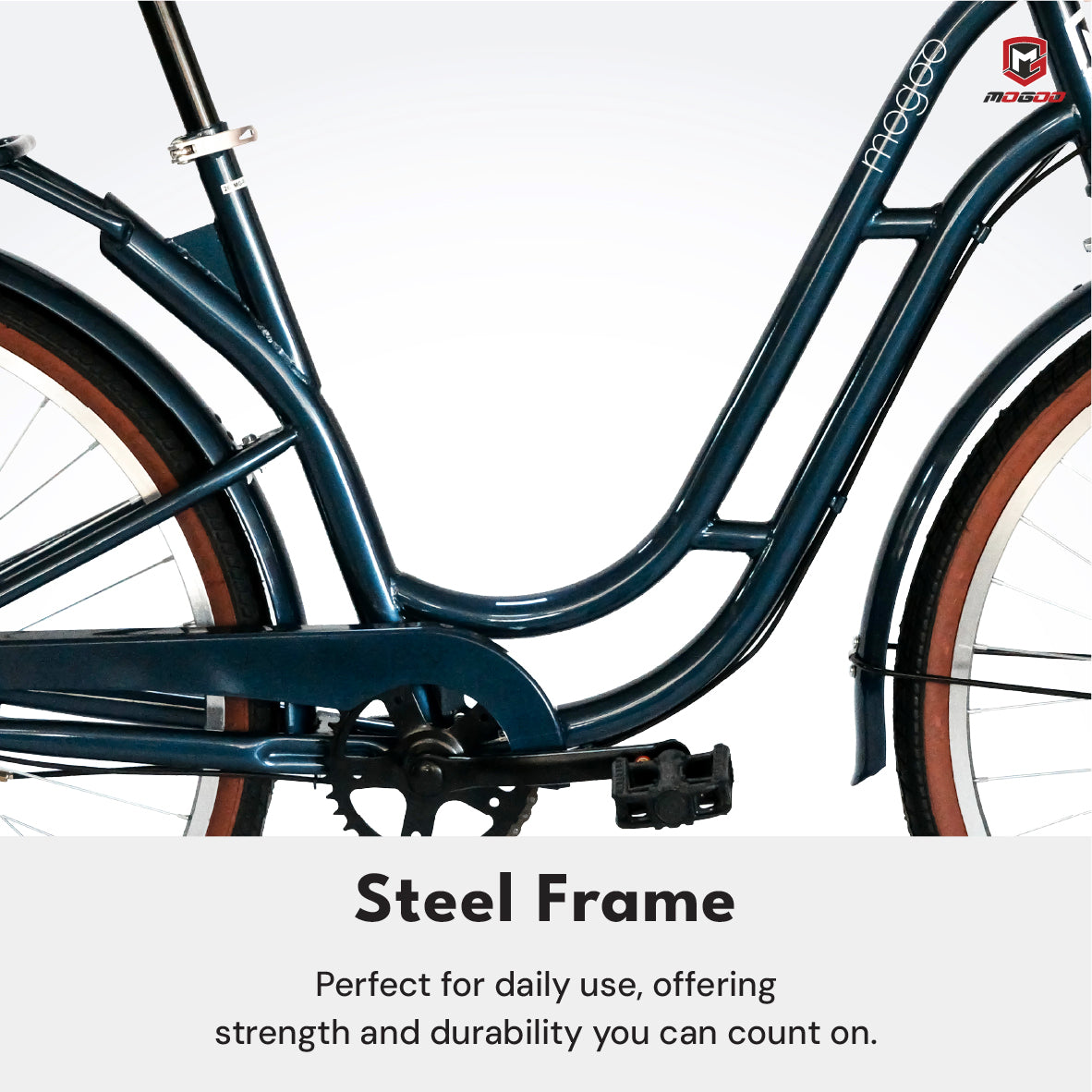 Mogoo Florida 24" Vintage 6 Speed City Bike — view 7 of 11