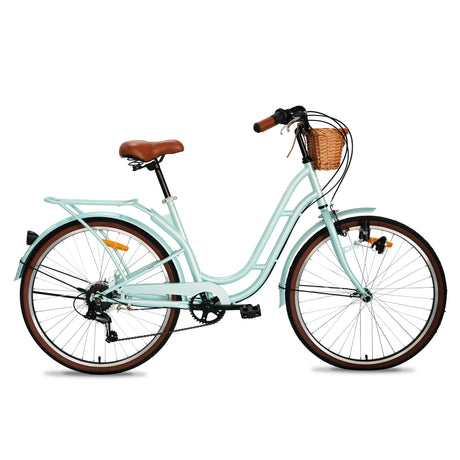 Mogoo Florida 24" Vintage 6 Speed City Bike — view 2 of 11