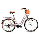 Mogoo Florida 24" Vintage 6 Speed City Bike — view 3 of 11