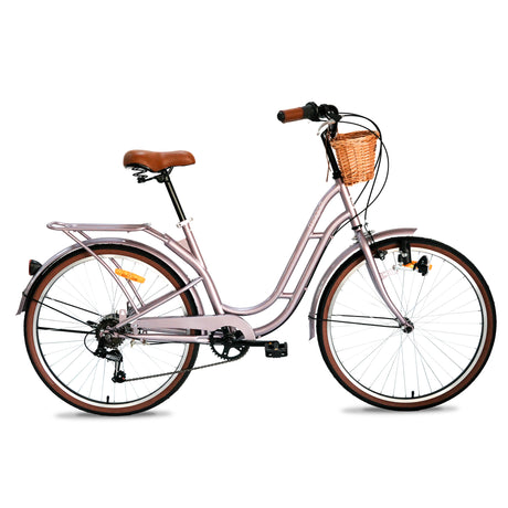 Mogoo Florida 24" Vintage 6 Speed City Bike — view 3 of 11