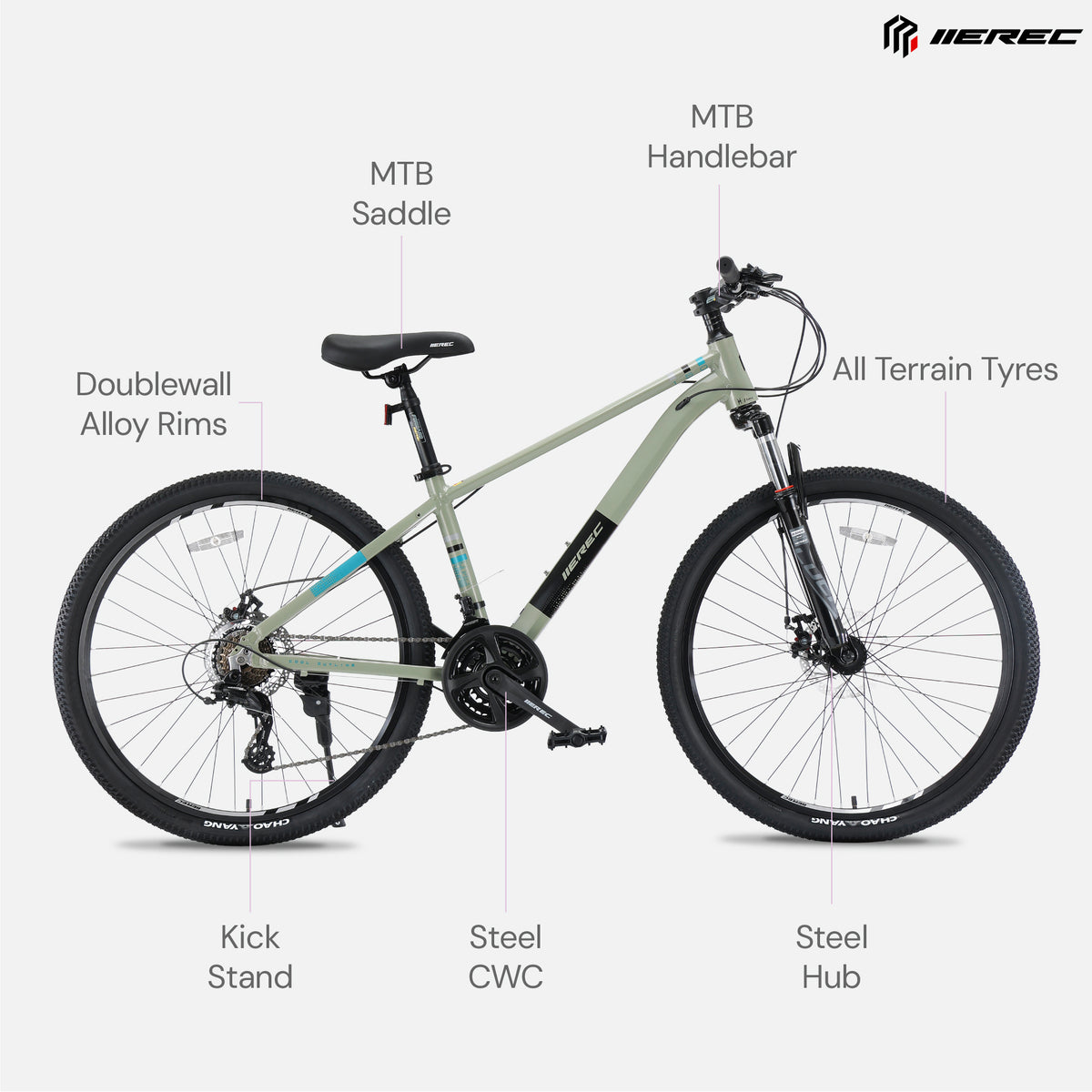 Merec Knight 150 27.5" 24 Speed Mountain Bike